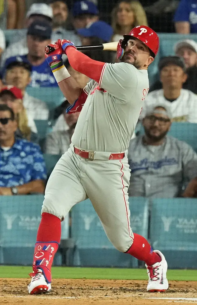 【画像・写真】フィリーズ・シュワバーが2戦連発55号！大谷翔平に2本リードで独走態勢へ　打点王と2冠なるか