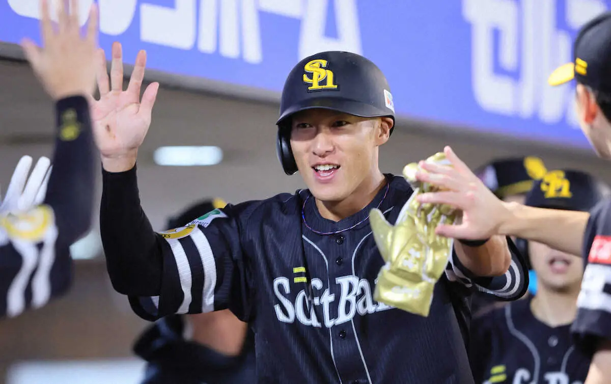 【画像・写真】ソフトバンク　連覇王手！あすにもV　栗原が先制V打！　先発・大関は7回無失点で13勝目