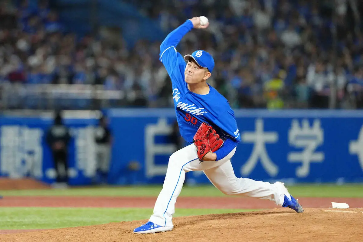 【画像・写真】中日・松山晋也　リーグ最多セーブ記録更新へ意欲　「藤川＆岩瀬」の46セーブへ残り5試合であと2
