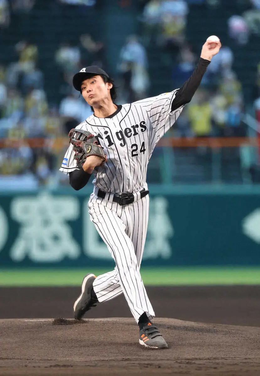 【画像・写真】阪神　映画「栄光のバックホーム」W主演の松谷鷹也と鈴木京香が甲子園に登場　横田さん引退の日に