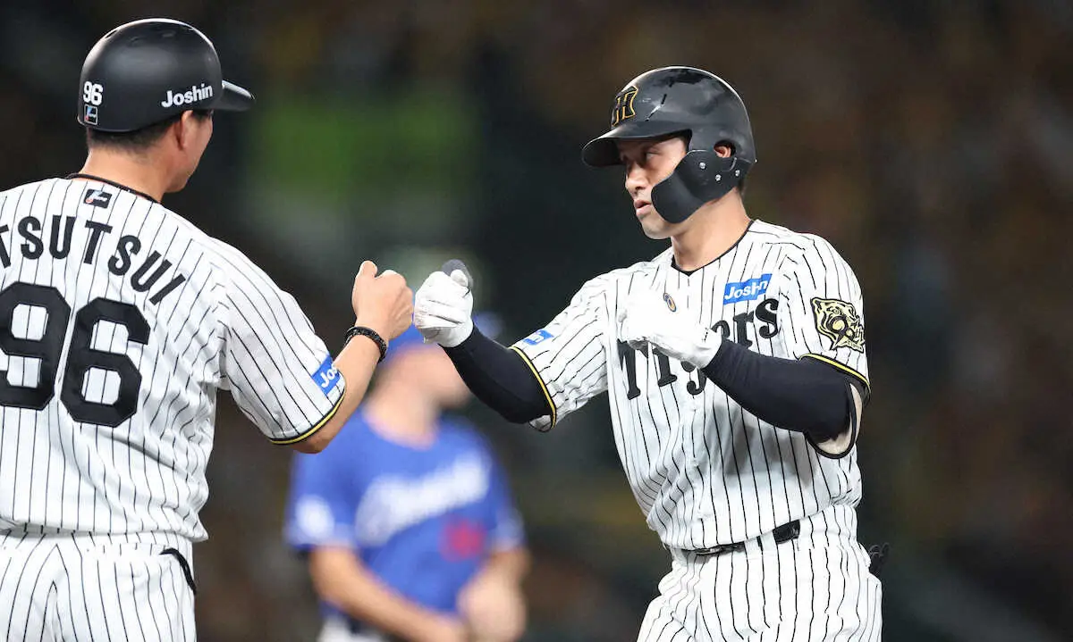 【画像・写真】阪神・坂本誠志郎　8年ぶり3度目の1試合4打点　初回満塁一掃二塁打＆3回中前適時打