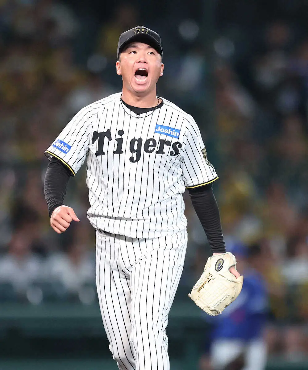 【画像・写真】阪神・ 村上頌樹　2度の打球直撃なんの勝率第1位当確13勝目　3冠へ10・2最終戦登板にも意欲　