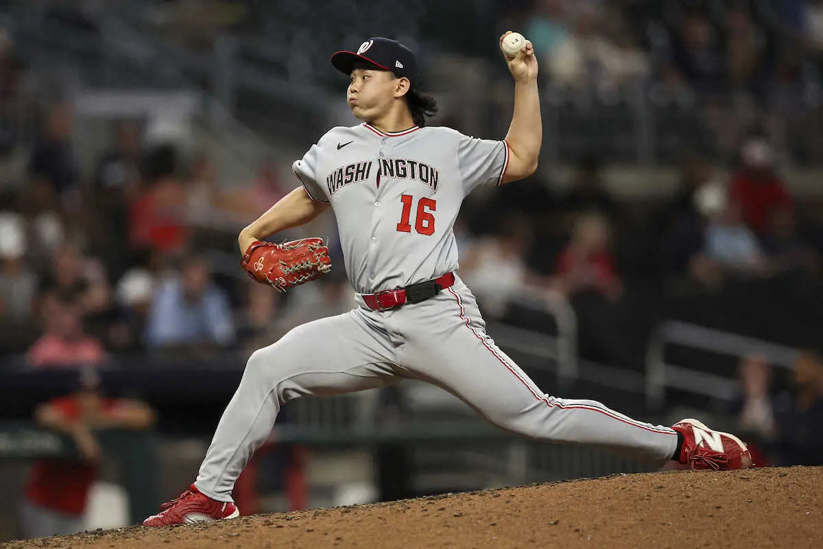 【画像・写真】ナショナルズ・小笠原慎之介　2回を無安打無失点で1奪三振　2試合連続無失点で防御率6・57