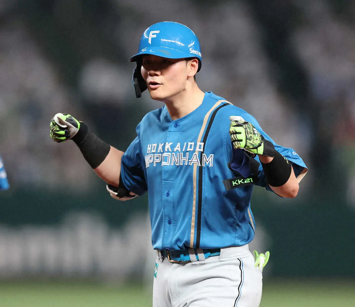 【画像・写真】崖っ縁の日本ハム　清宮幸太郎の12号ソロで先制！　万波＆レイエスを欠いた打線で奮闘