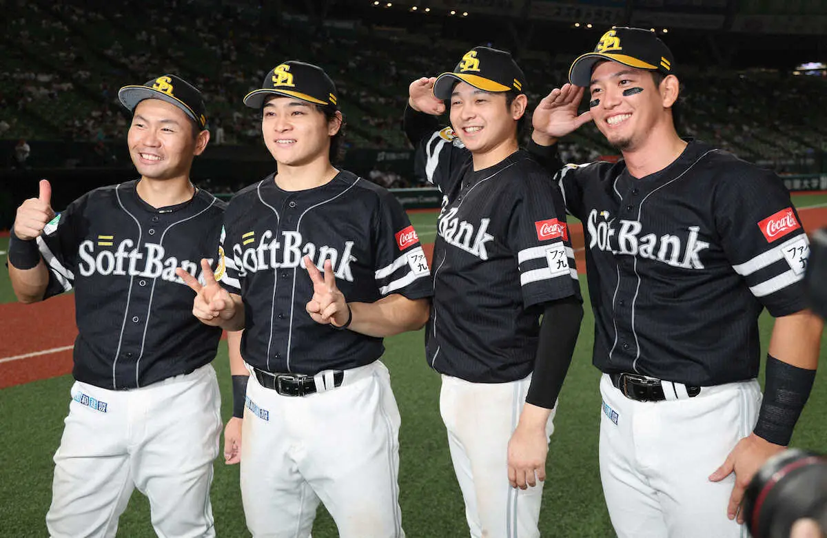 【画像・写真】ソフトバンク・中村晃　代打の切り札から「4番」…故障者続出の中でリーグ連覇の救世主に