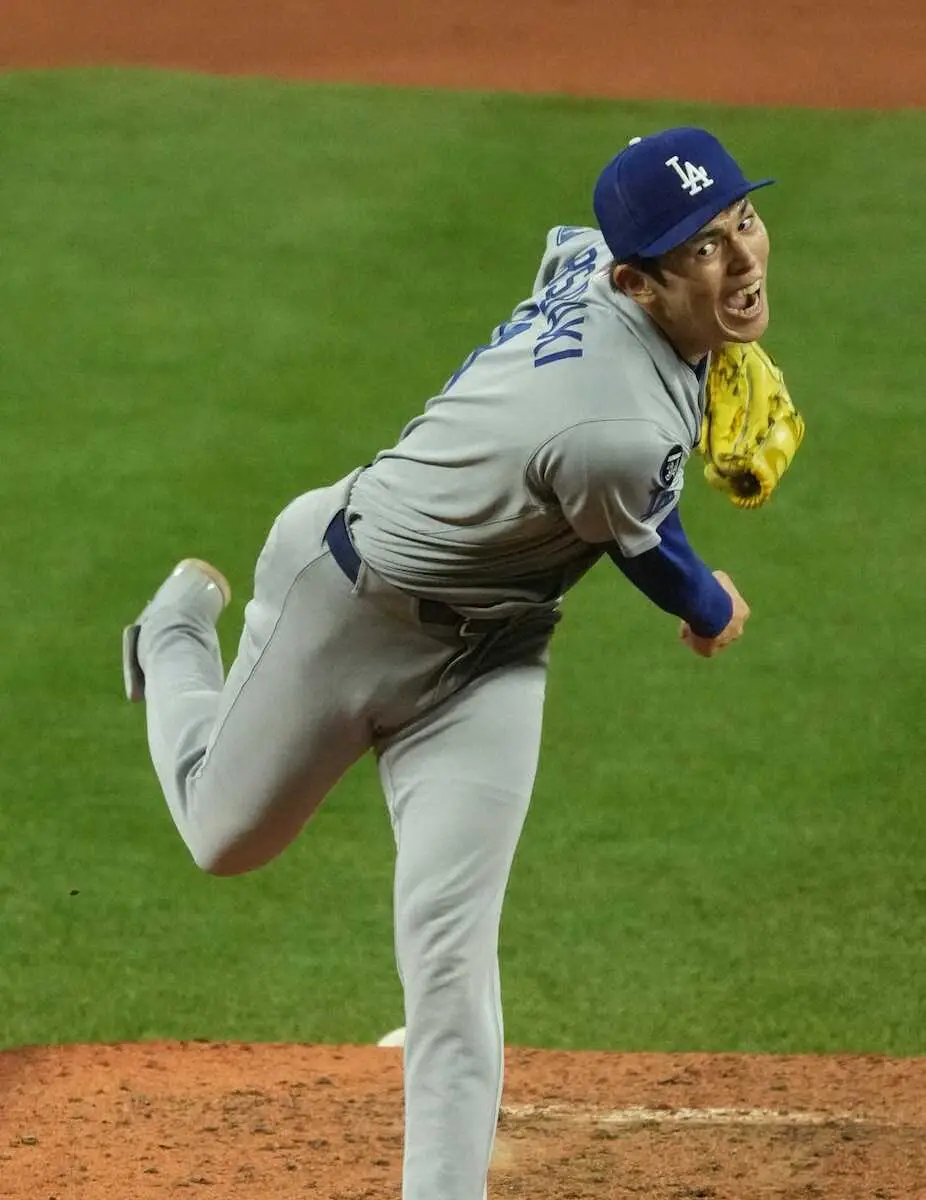 【画像・写真】ドジャース佐々木朗希1回零封　両リーグトップ60発ローリー斬り　ロバーツ監督「この対決が見たかった」