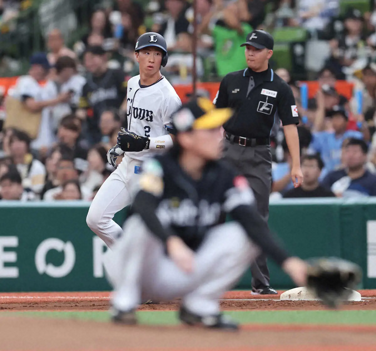【画像・写真】西武ドラ1・斎藤大翔　惜しい！！　高卒1年目プロ初打席初ホームランの偉業にあと数センチ