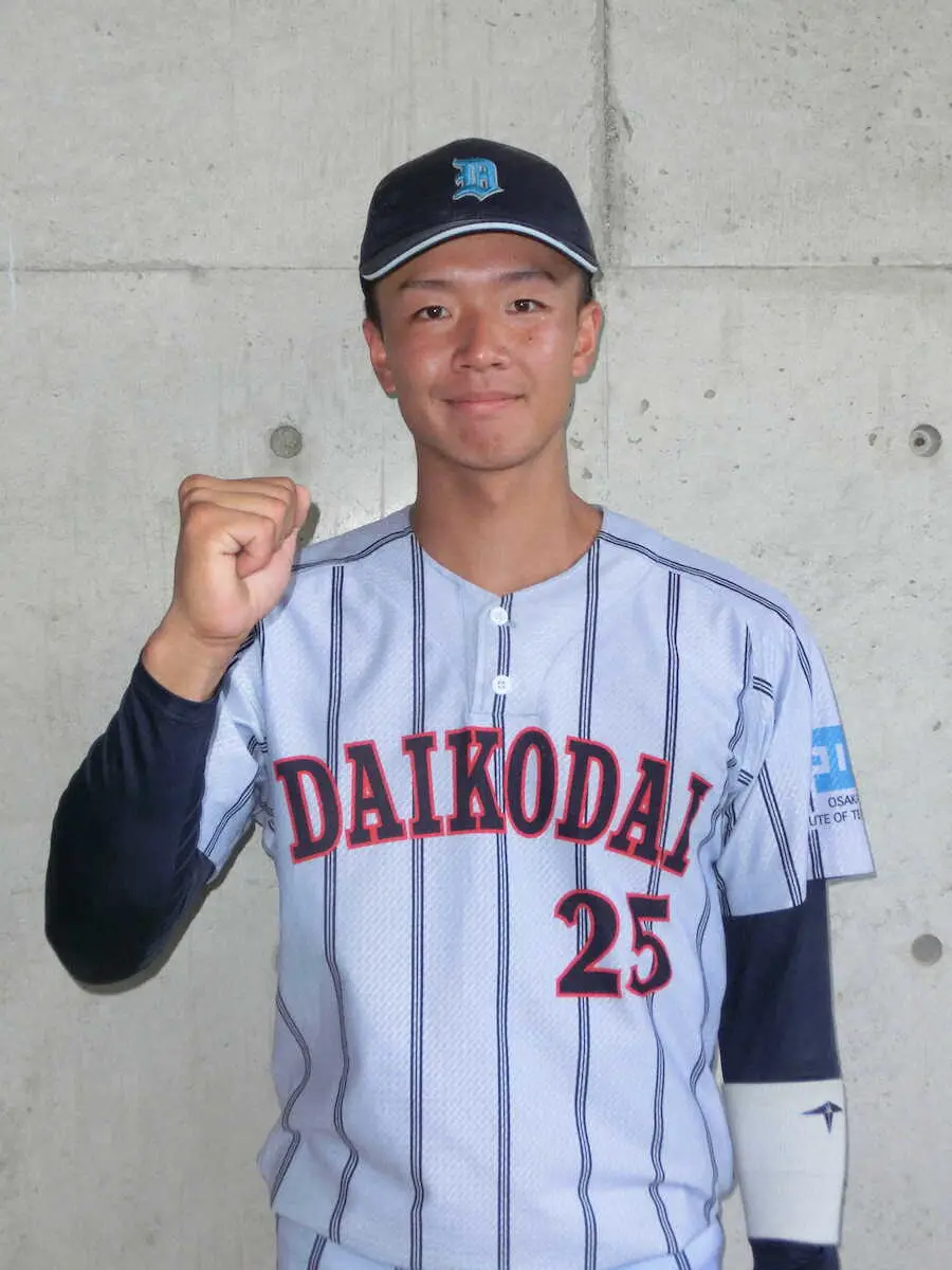 【画像・写真】【近畿学生】大工大が阪南大に先勝　3番・岡田光平が3安打2打点「打つべき球を打ったら点が入る」