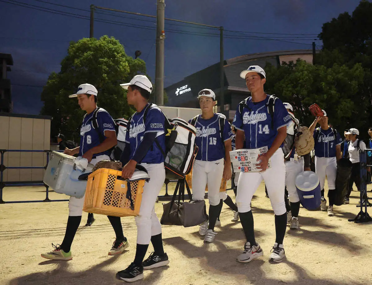 【画像・写真】滋賀学園野球部「国スポ」ソフトの部出場も鹿児島に0―15初戦敗退