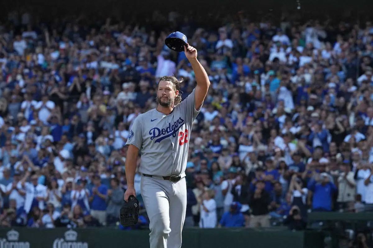 【画像・写真】今季限りで引退のドジャース・カーショー　有終通算223勝目「素晴らしい一日」