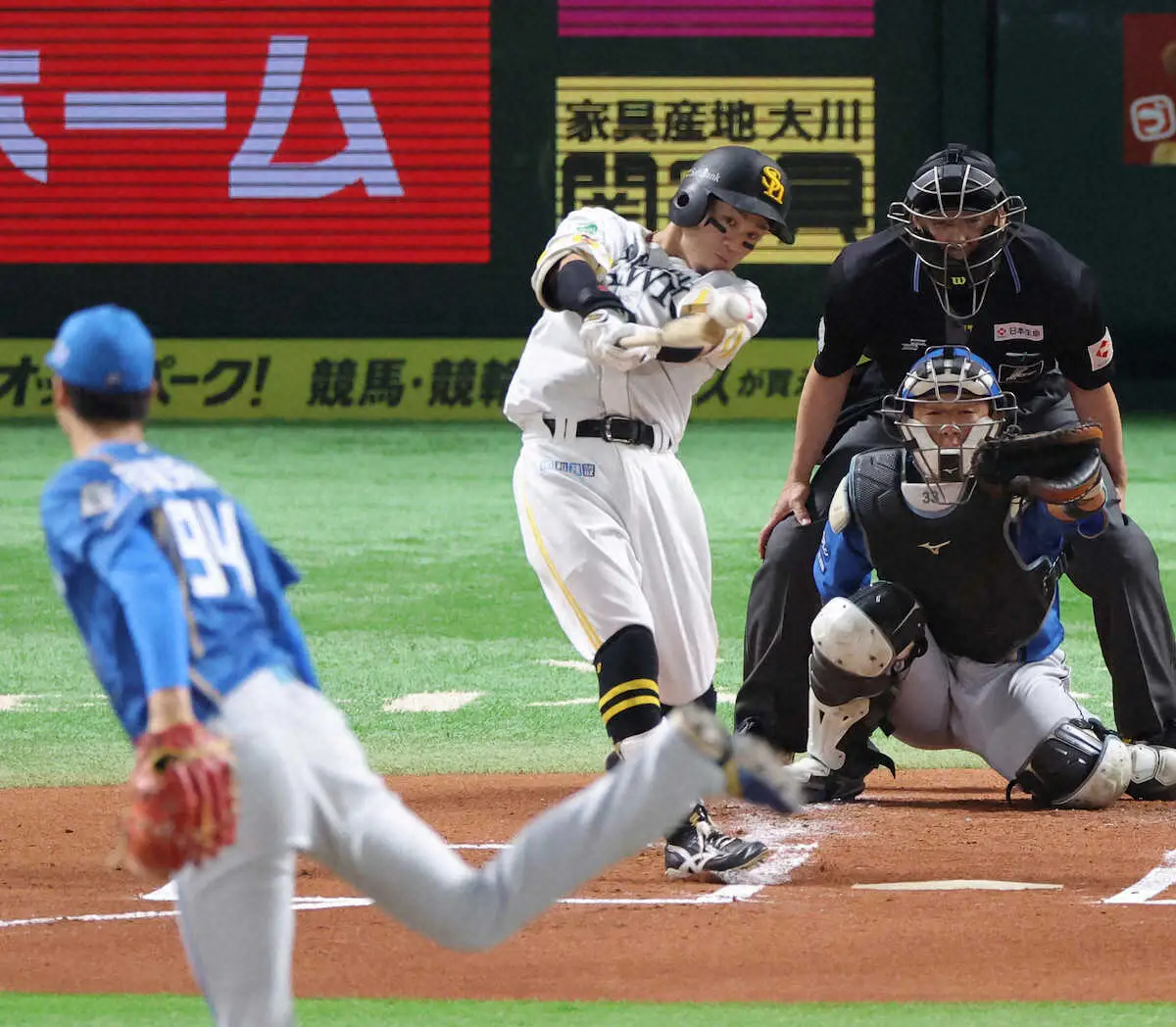 【画像・写真】ソフトバンク・牧原大成　初のリーグ首位打者へ　31度目のマルチ安打で打率3割乗せる