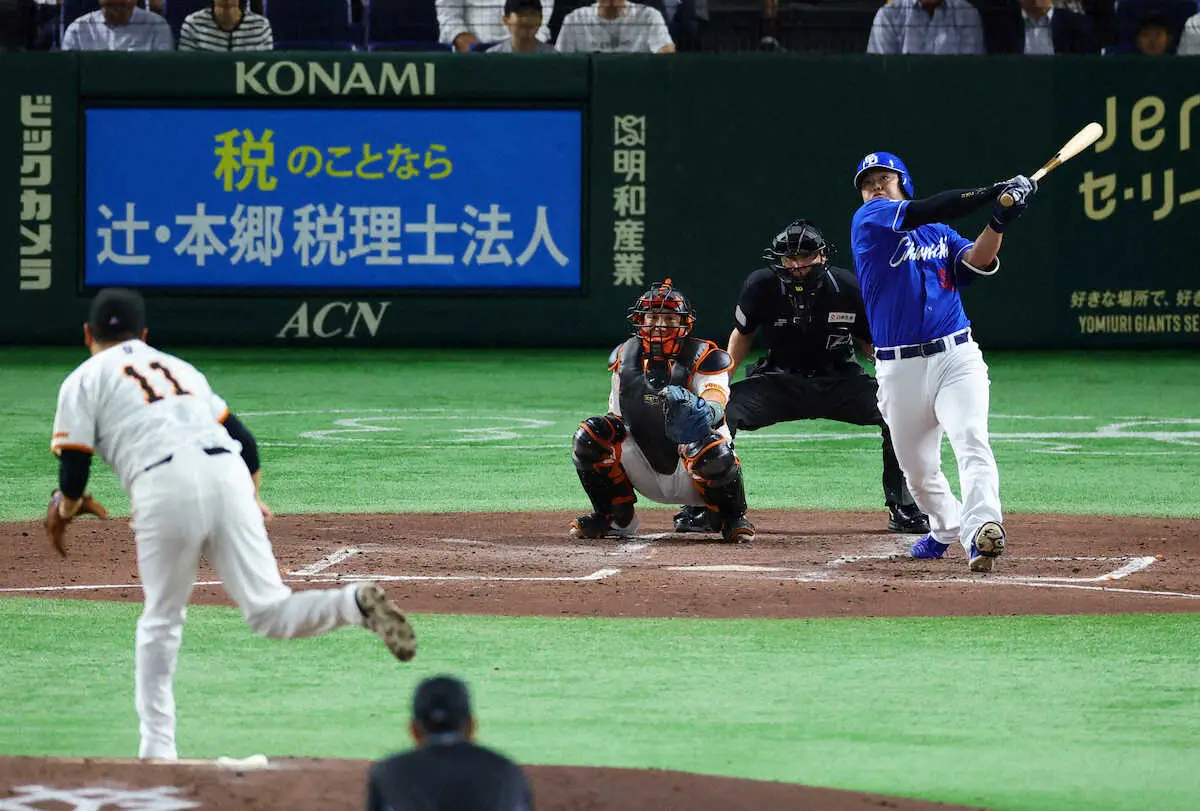 【画像・写真】中日の主砲と切り込み隊長が存在感　細川成也が3年連続20本塁打、岡林勇希は自己最多165安打