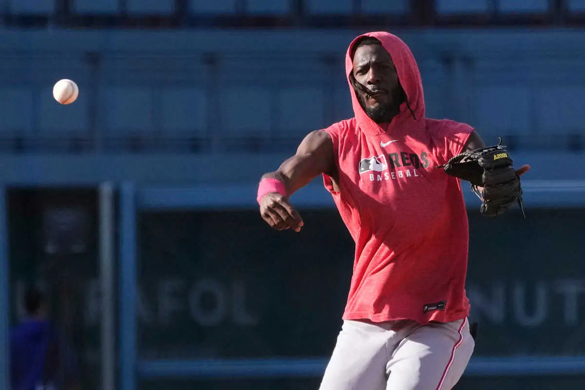 【画像・写真】レッズ・デラクルス「大事なのはチームのケミストリー」ドジャースに年俸総額はるかに劣るも「関係ない」