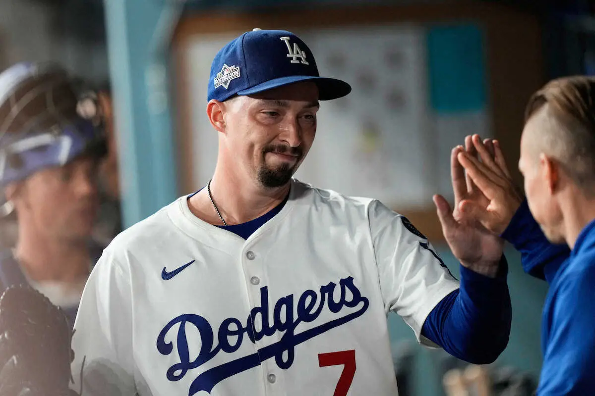 【画像・写真】「流れをつくってくれた」先発・スネルは先頭打者弾の大谷翔平に感謝「攻めていこう」で7回2失点