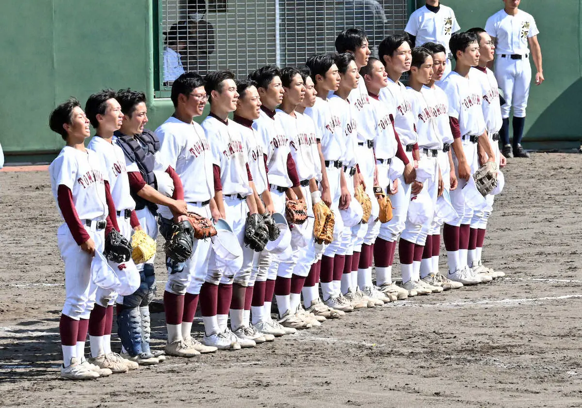 【画像・写真】【高校野球】春夏計5度甲子園出場の古豪・苫小牧東が28年ぶりの秋季北海道大会進出