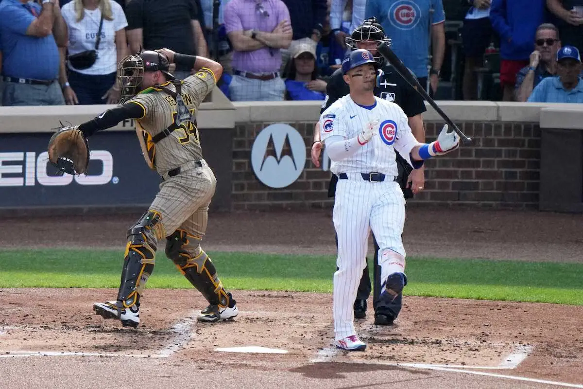 【画像・写真】鈴木誠也　最終打席悔やむ「しっかりと捉えたが、打球が上がらなかった」　2戦連続長打もチームは零敗