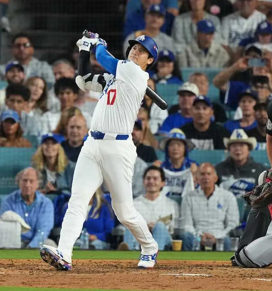 【画像・写真】大谷翔平　第2打席は二ゴロで進塁打　ベッツ適時打呼び込む　第1戦は日本選手2人目のPS1試合2発