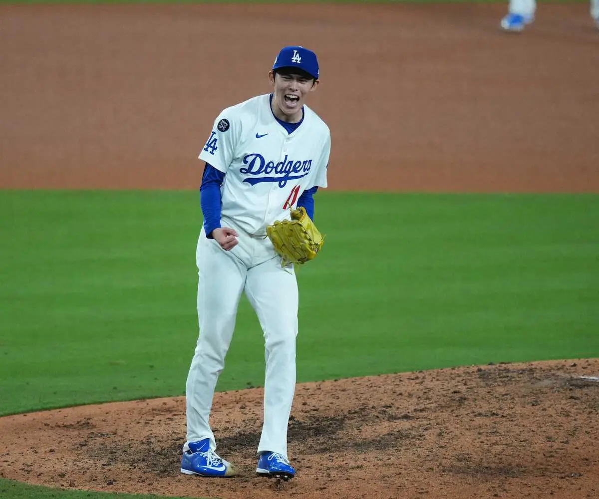 【画像・写真】佐々木朗希　圧巻3者凡退締め！渡米後最速163.2キロ「ビビる感覚はなかった」不安定救援陣の救世主に