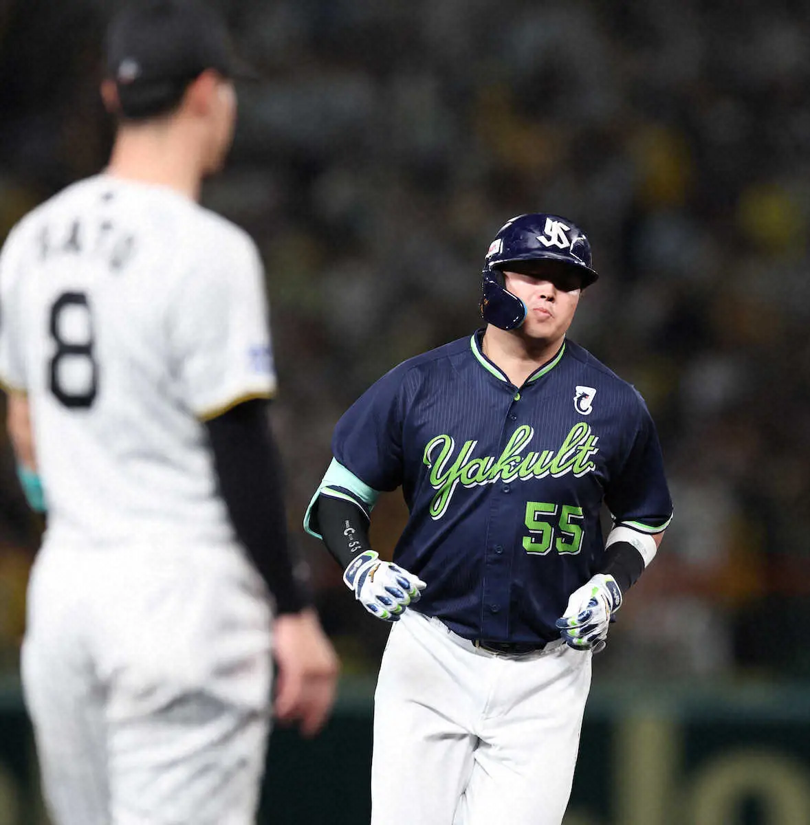 【画像・写真】ヤクルト村上宗隆　甲子園最終戦で22号ソロ　聖地への思い「歴史ある球場でプレーできてよかった」