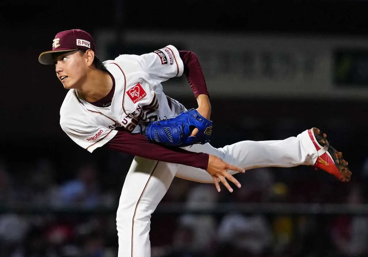 【画像・写真】楽天の高卒2年目右腕・大内誠が5回2失点　初勝利は来季以降にお預け