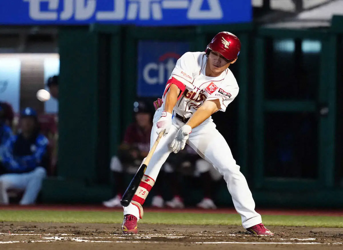 【画像・写真】楽天ドラ6の陽柏翔が代打でプロ初安打！元日本ハム陽岱鋼の親戚の注目株