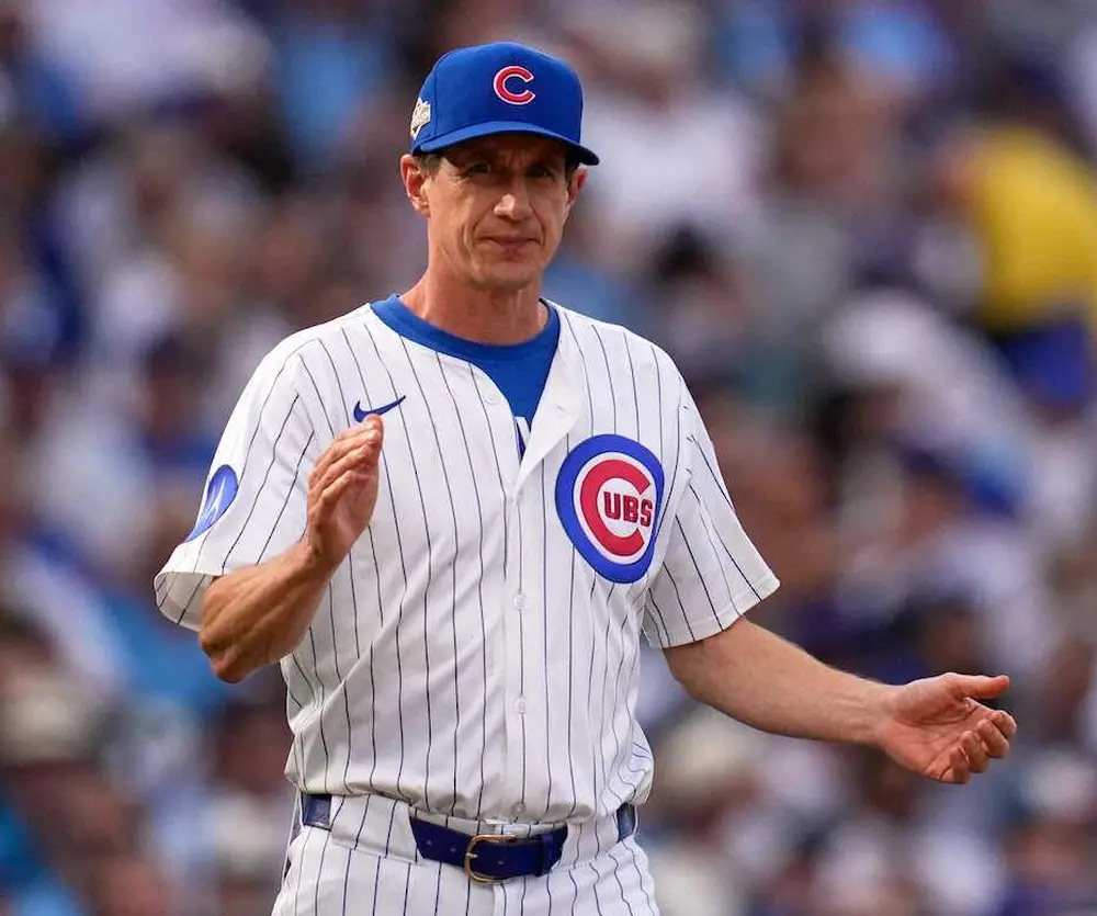 【画像・写真】カブス・カウンセル監督　第1戦の先発投手を公表せず　ブルワーズと地区シリーズ