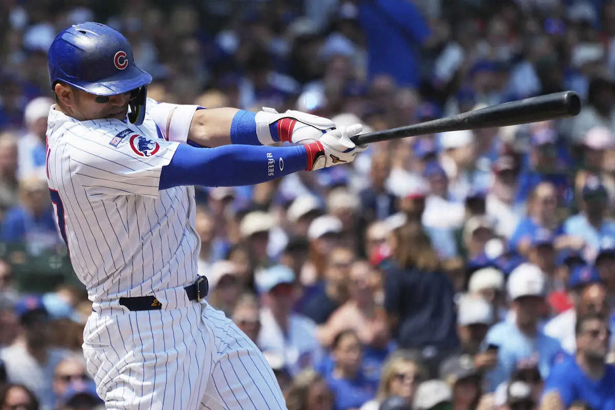 【画像・写真】カブス・誠也　4番で先発も4打数無安打2三振　投壊9失点で黒星発進