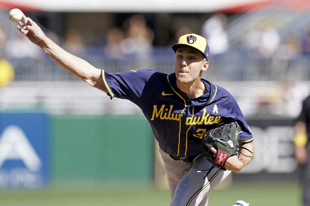 【画像・写真】ブルワーズ　剛腕新人ミジオロウスキーがカブスを制圧　最速167・8キロ　31球が100マイル超！