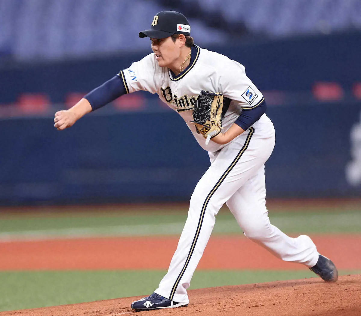 【画像・写真】＜オリックス紅白戦＞紅白戦に登板し、好投を見せた九里（撮影・中辻　颯太）