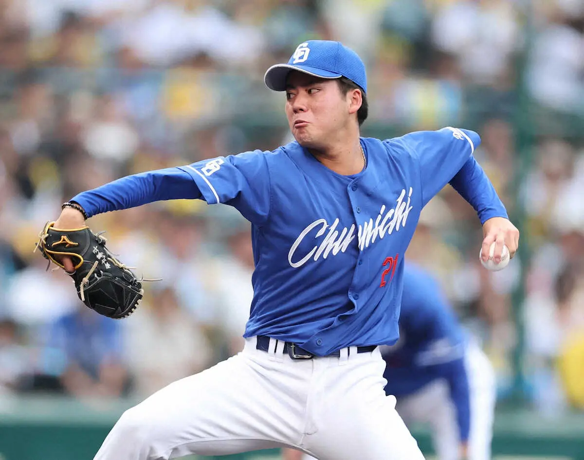 【画像・写真】中日・金丸　新人唯一侍ジャパン選出　井端監督は救援適性を見極める方針