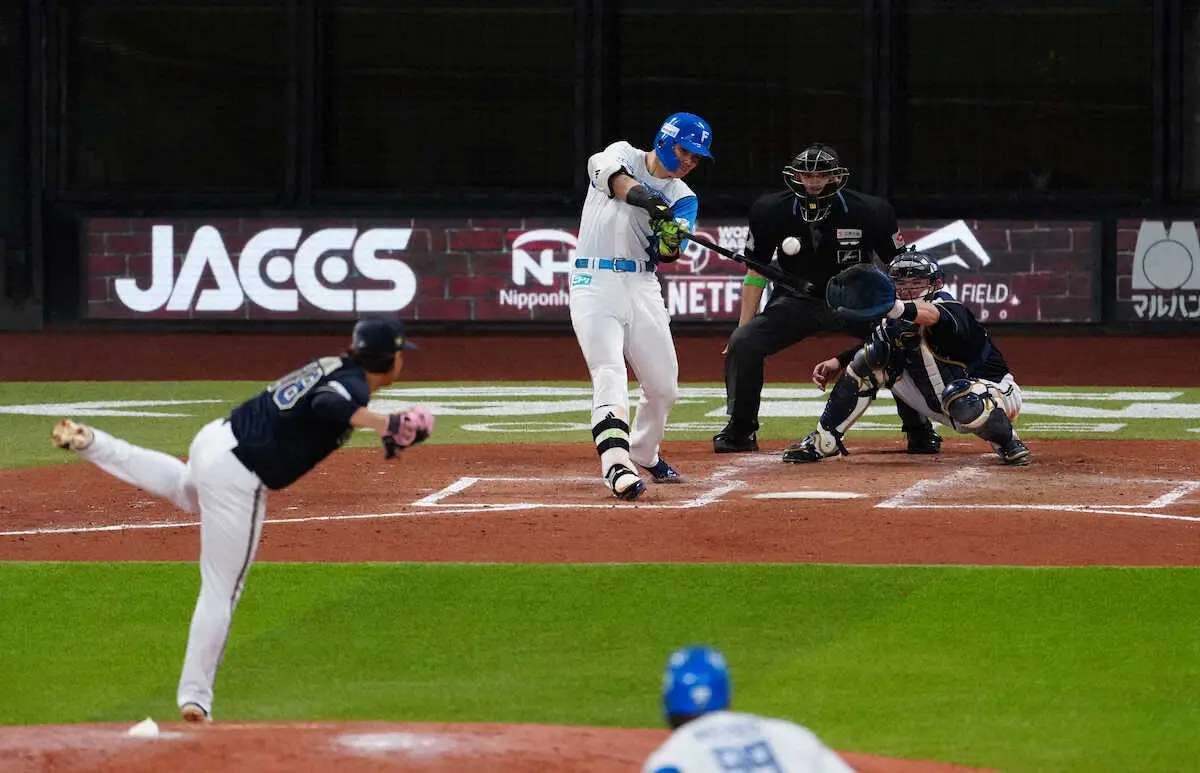 【画像・写真】日本ハム・清宮　郡司に“お返し”2点打　前日無安打でイジられ「絶対打ってやろうと」