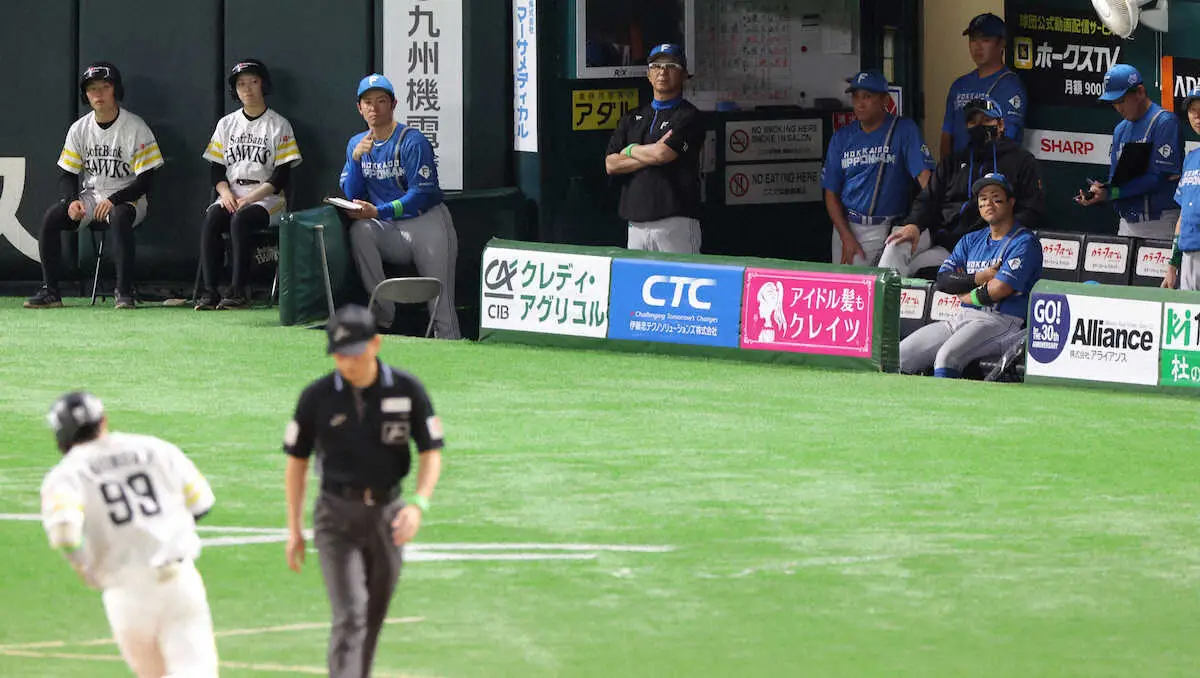 【画像・写真】日本ハム・新庄監督　サヨナラ敗戦にも「よくやりましたよ」サヨナラ打には「あれ?サードゴロ?」