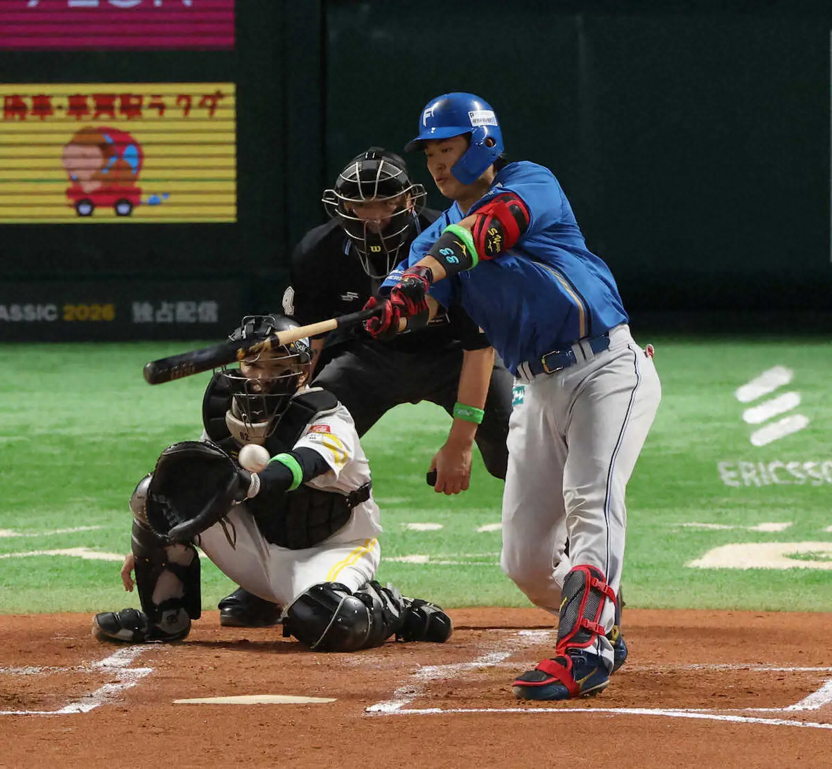 【画像・写真】日本ハム　2年目捕手の進藤がCS自身初安打「迷わず思い切っていけた」名字の読みは「しんとう」