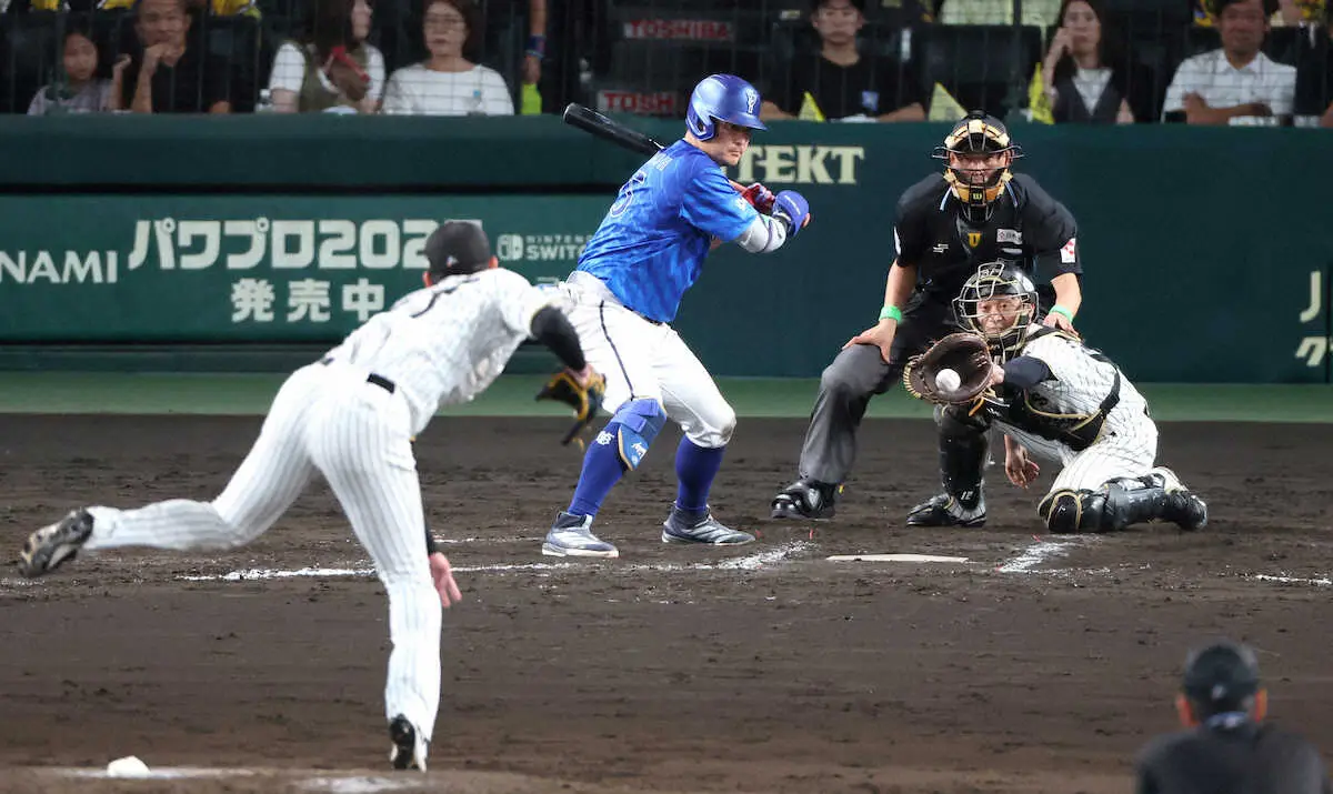 【画像・写真】＜神・D＞7回、筒香は見逃し三振に倒れる（投手・及川）（撮影・椎名　航）