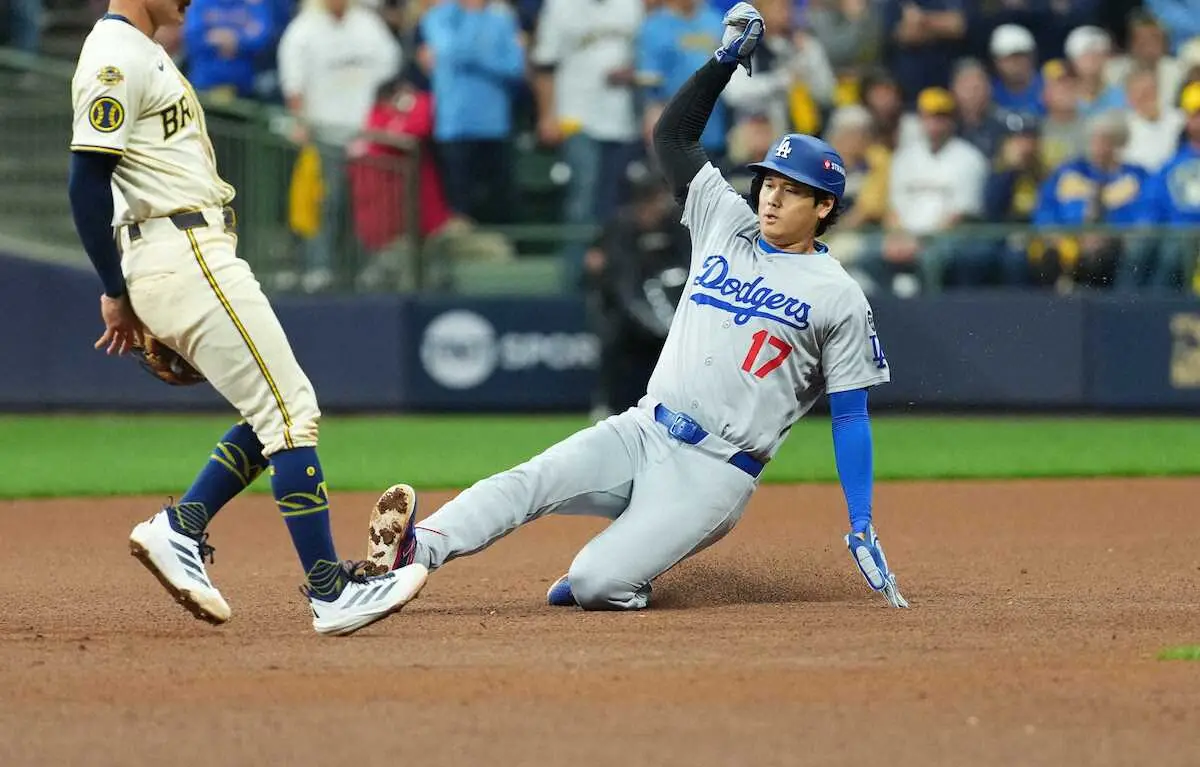 【画像・写真】ドジャース・大谷翔平　出た！20打席ぶり安打　18日第4戦先発決定