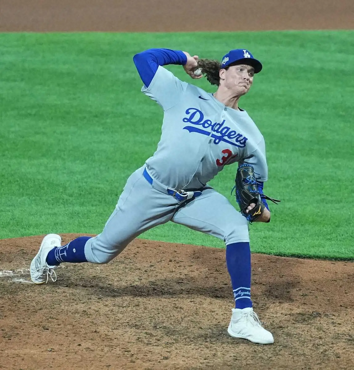 ドジャースのタイラー・グラスノー - スポニチ Sponichi Annex 野球