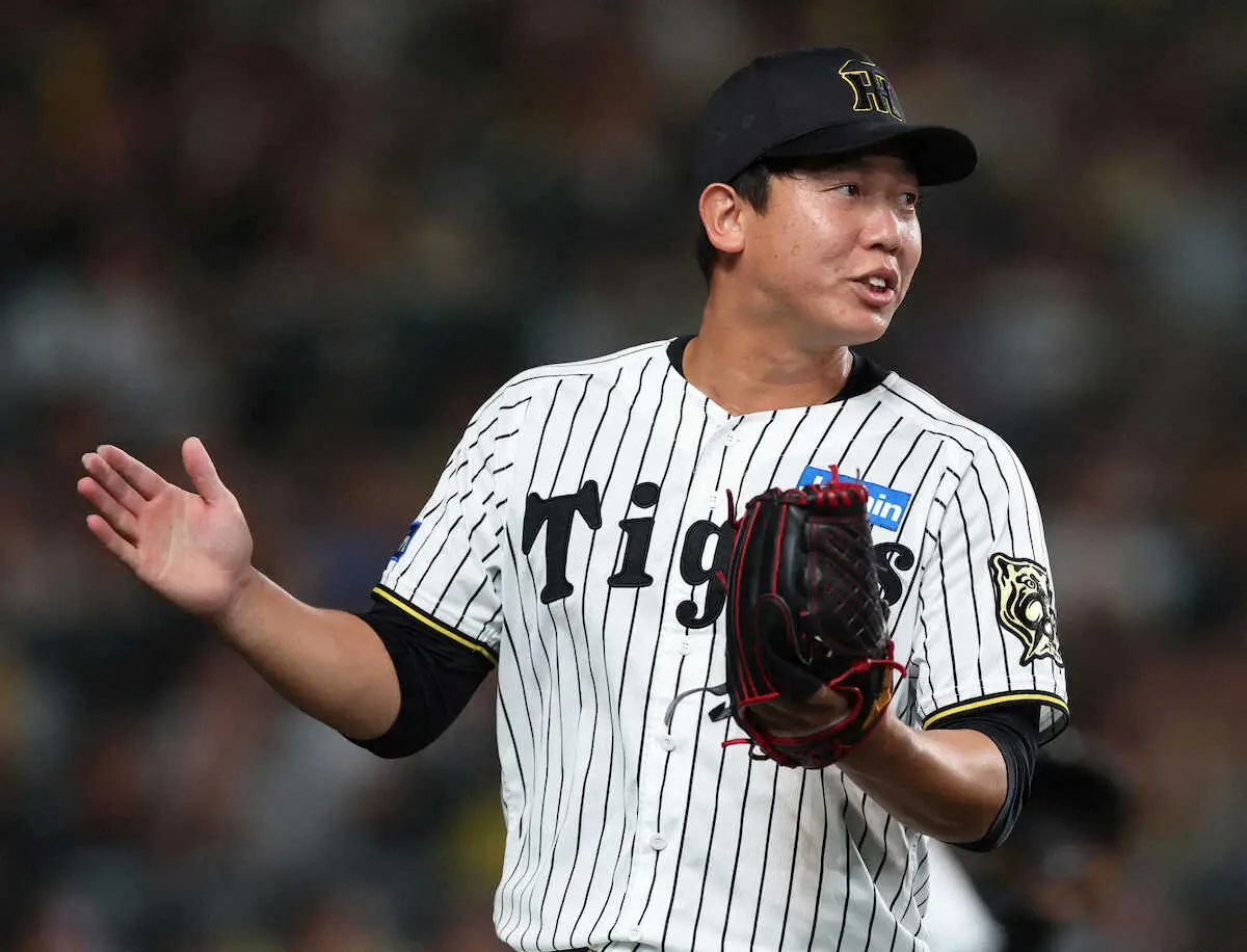 【画像・写真】阪神　畠世周　CSでも“無失点男”継続　2番手で6回1イニング締めた