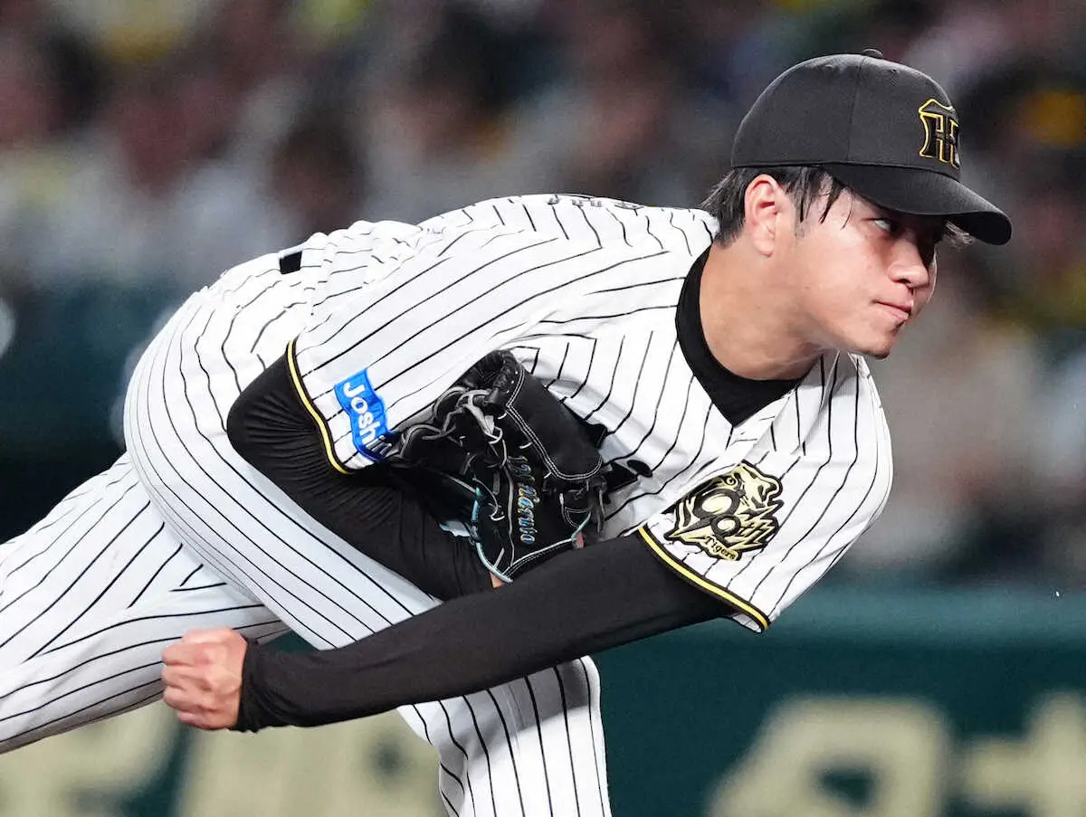 【画像・写真】阪神・高橋が快投！5回まで無安打7奪三振　勝てば日本S進出決定　5回まで阪神4点リード