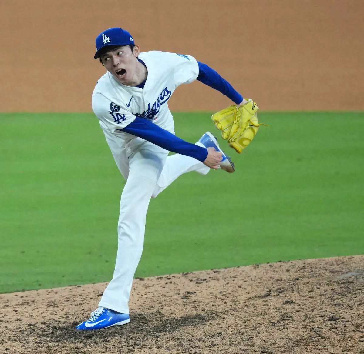【画像・写真】ドジャース・朗希　「見える景色も変わってきた」復活の13球　大魔神に並んだ！PS新人日本投手最多3S