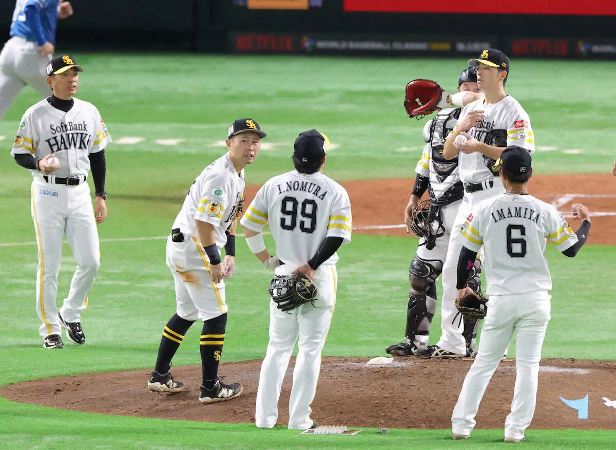 【画像・写真】ソフトバンク・大関友久　CS初先発は2回1/3、4失点で降板