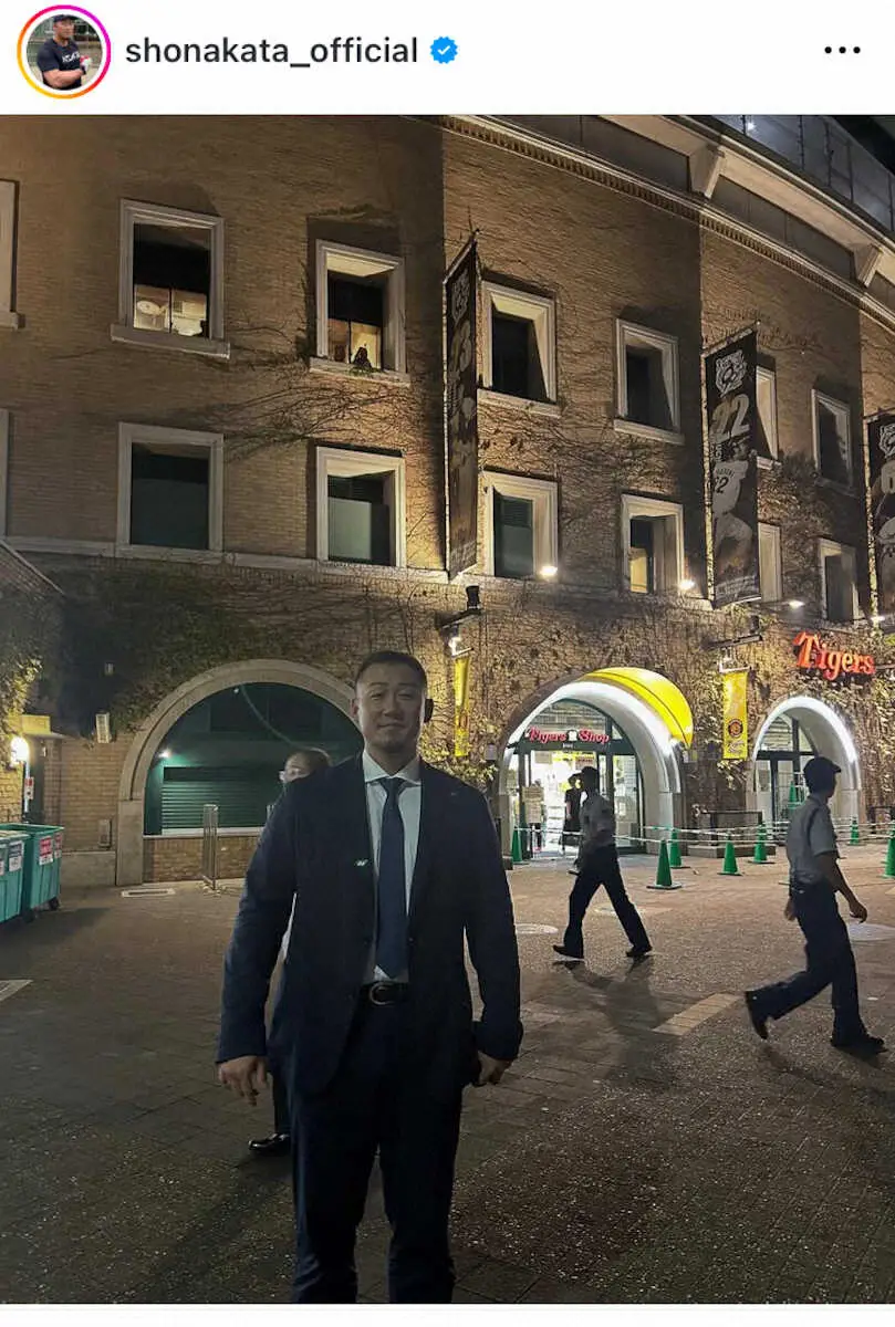 【画像・写真】中田翔氏　甲子園初解説は緊張しまくりだった「次はビール片手に外野席で」　レジェンドにも遭遇