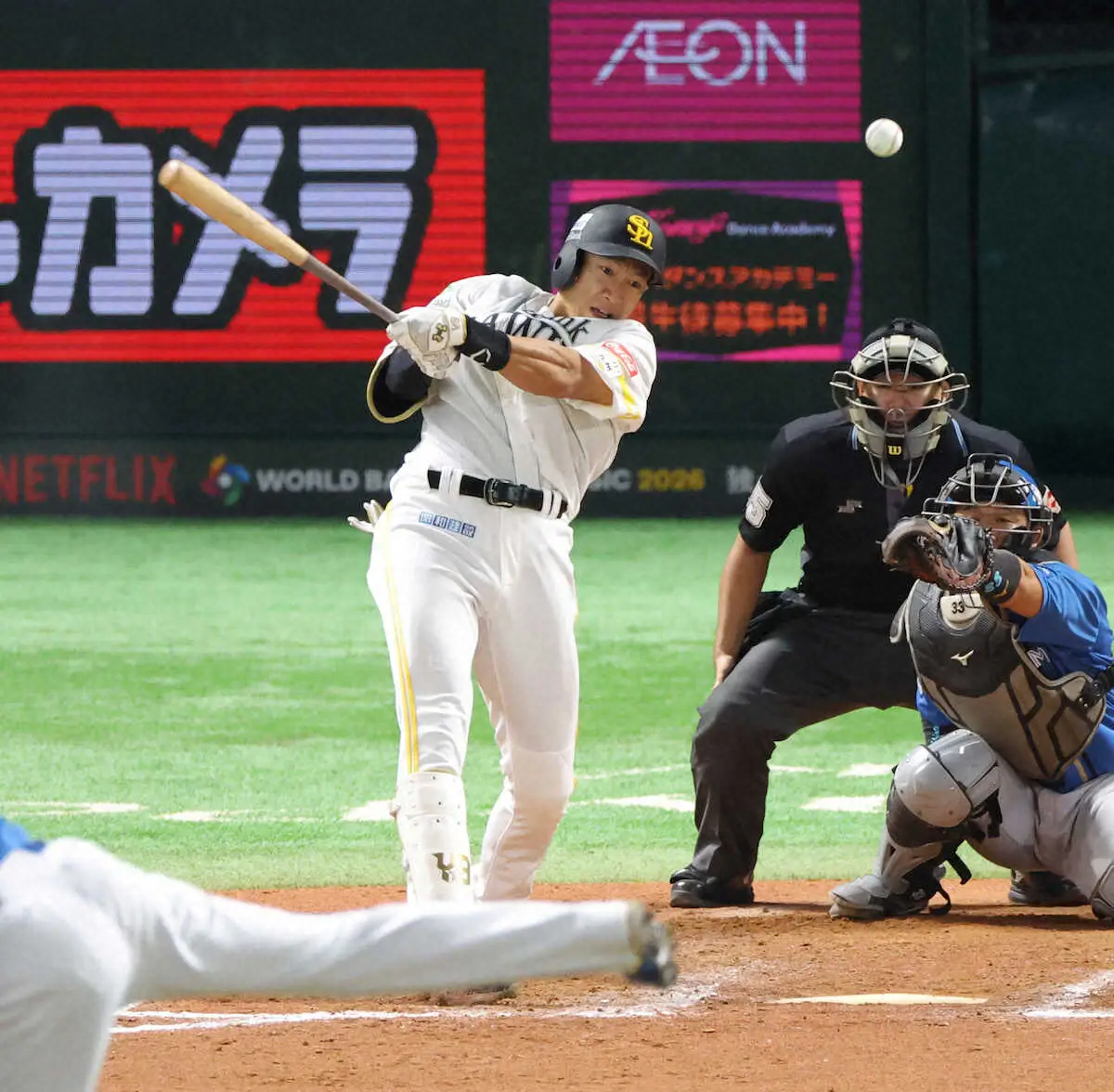 【画像・写真】ソフトバンク・柳田　CS5試合目で初の4番出場　9回の左前で自身が持つCS最多安打記録を更新