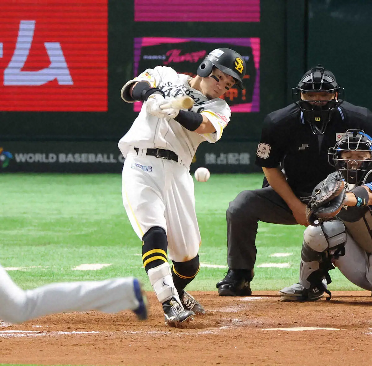 【画像・写真】やっと出た！ソフトバンク牧原大がCS16打席目で初安打　リーグ首位打者「迷惑かけて…ホッとしている」