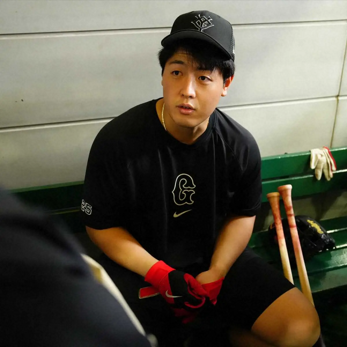 【画像・写真】巨人・岡本　“ポスティングしない”報道に「何とも言えない」　今後球団と話し合いへ
