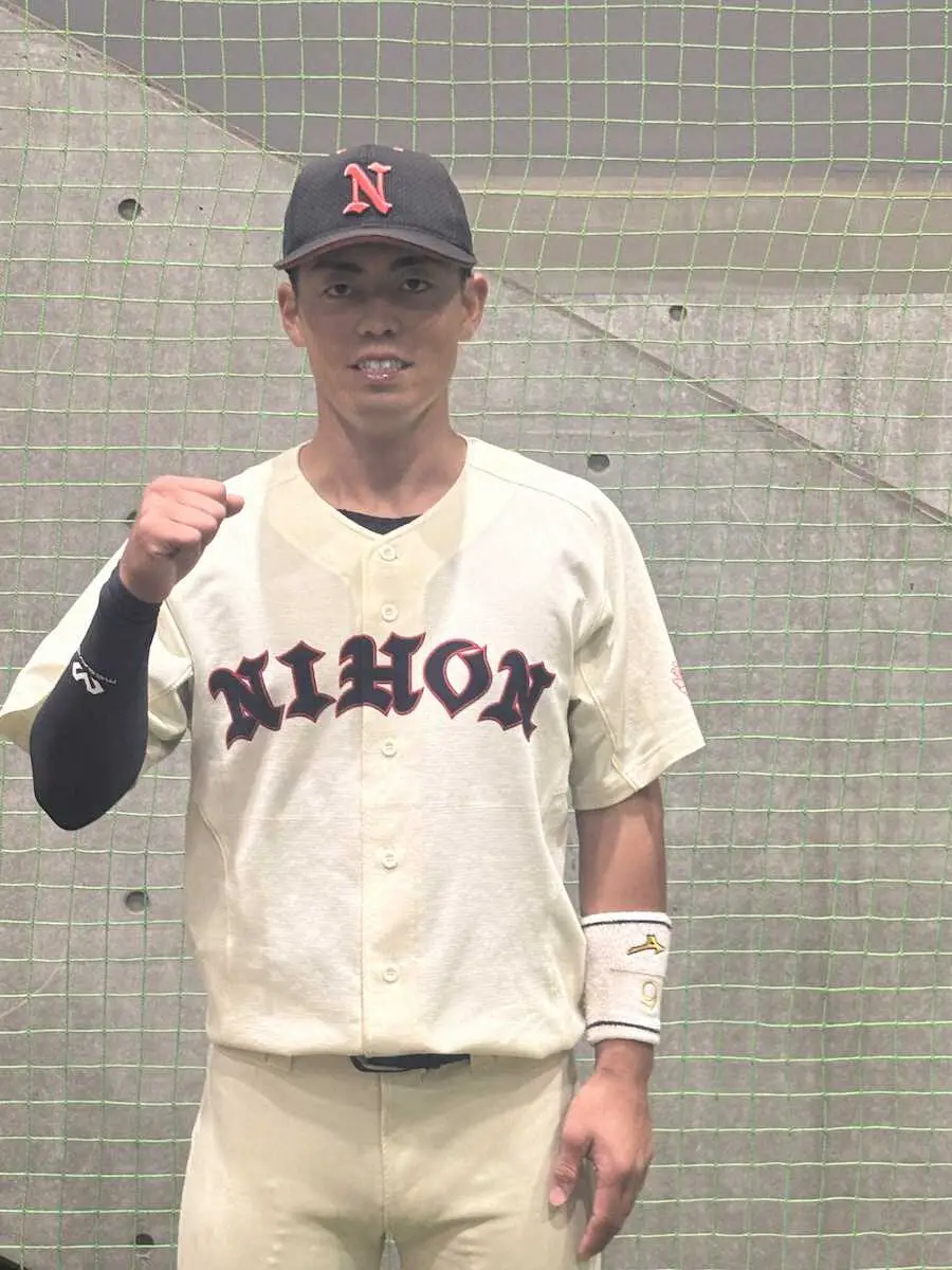 【画像・写真】阪神2位谷端の目標は森下！　1年次東都リーグで本塁打見た　「足を上げた瞬間…」