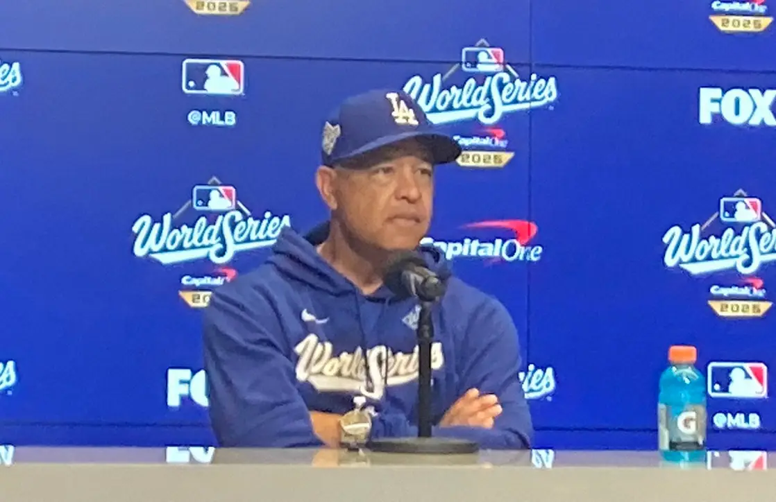 【画像・写真】ドジャース　WS第3、4戦はグラスノー＆大谷翔平が先発へ　「たぶんその方向になる」とロバーツ監督