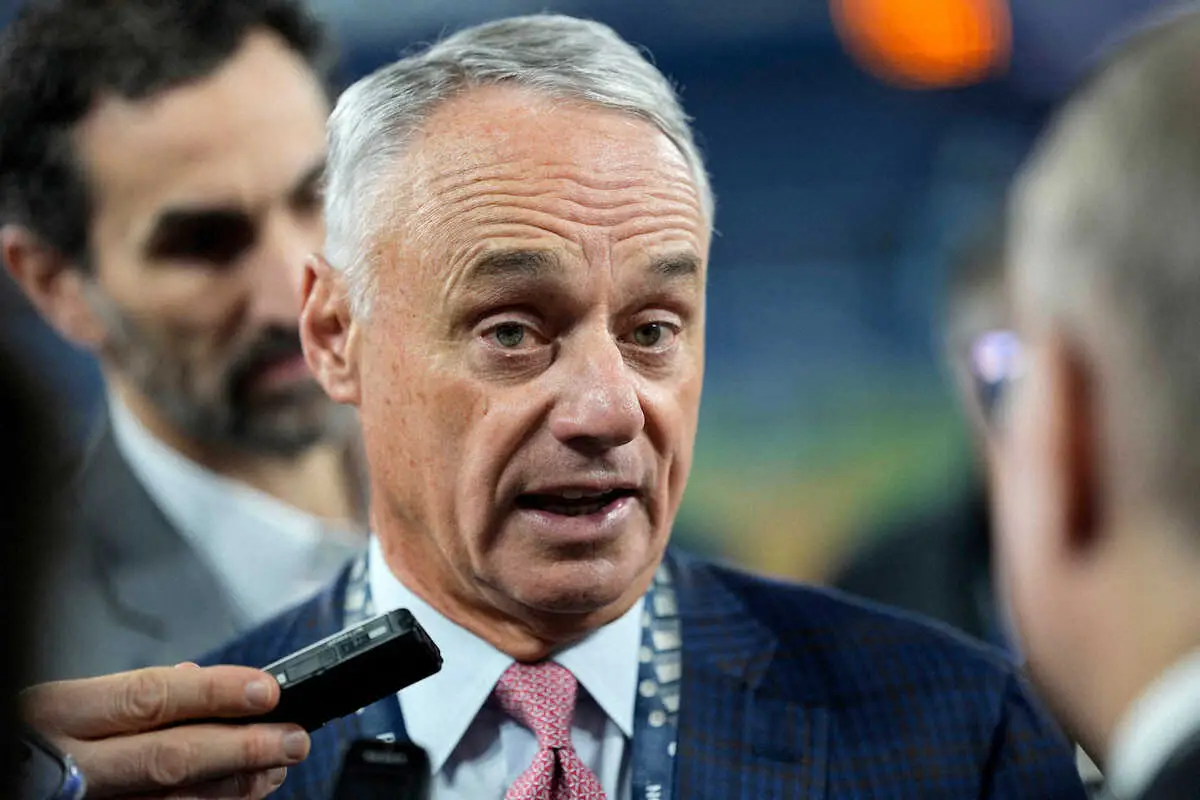 【画像・写真】マンフレッド・コミッショナー「ロサンゼルス五輪のMLB選手参加に自信」　一方で「ブリスベンは難しい」