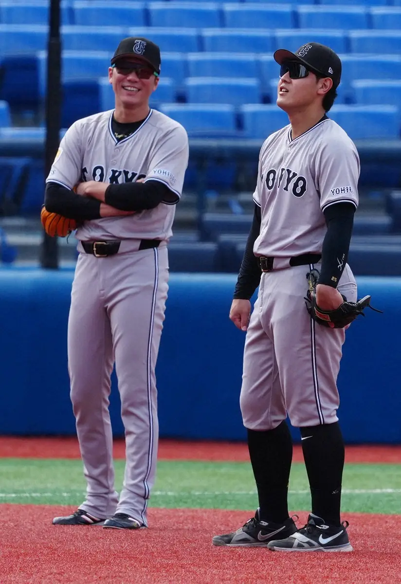 【画像・写真】巨人・坂本がメジャー挑戦の岡本にエール「活躍すると信じているので。楽しみ」