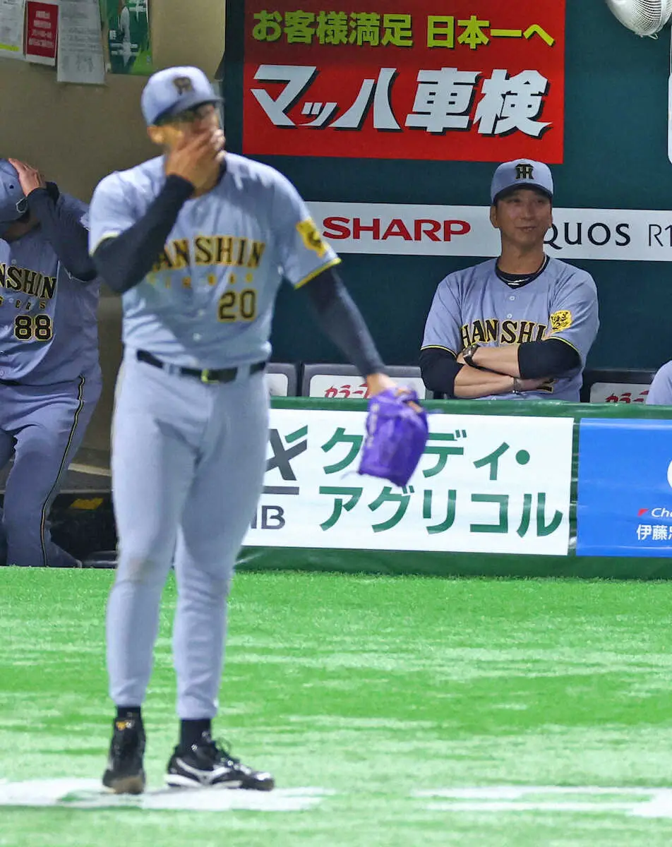 【画像・写真】2回で1－9か…阪神助っ人が2回持たず7失点KO　大炎上に藤川監督も苦々しい表情　岩貞も山川に3ラン