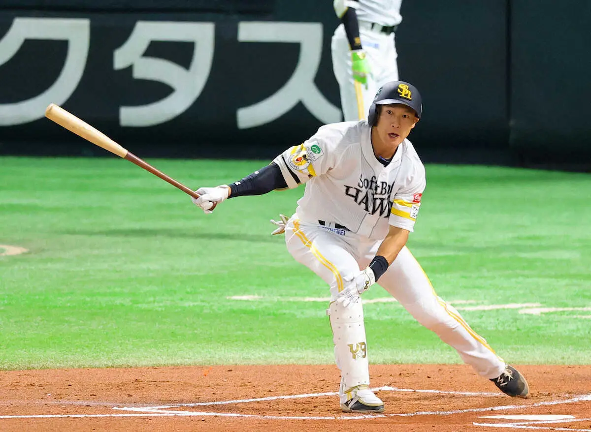 【画像・写真】ソフトバンク・柳田悠岐　止まらない1番!!「体のコンディションがいい」3安打で2戦打率.556